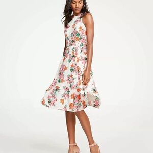 Ann Taylor Floral Sleeveless Dress